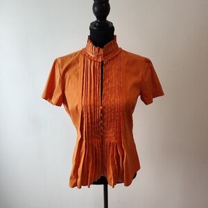 Burnt Orange Boss Button-up